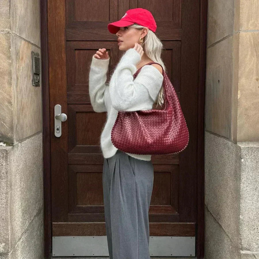 WeaveStyle™ | Trendy Braided Handbag