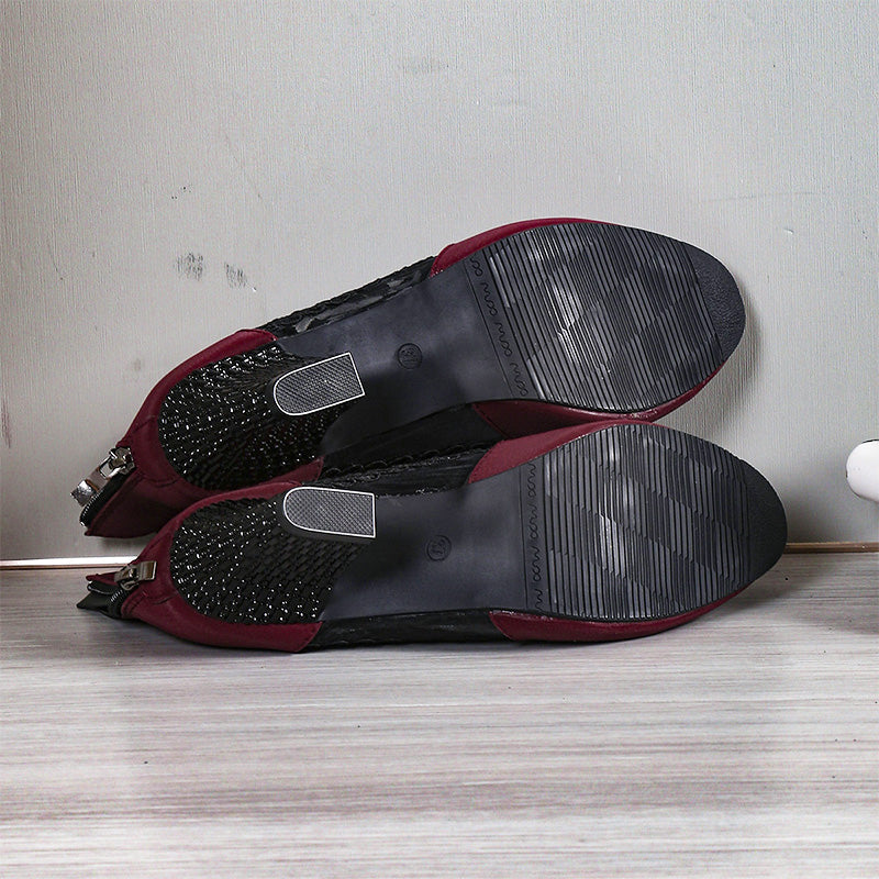 Escarpins d’Été Élégants en Dentelle pour Femmes