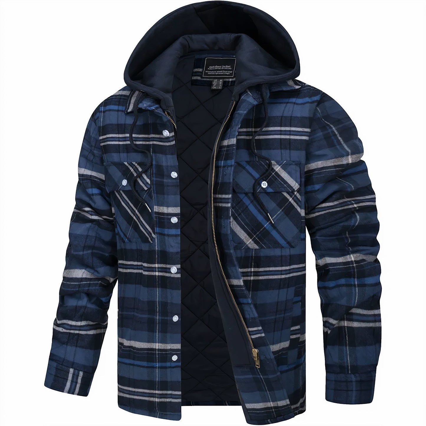 Gabriel™ | Checked jacket with zip